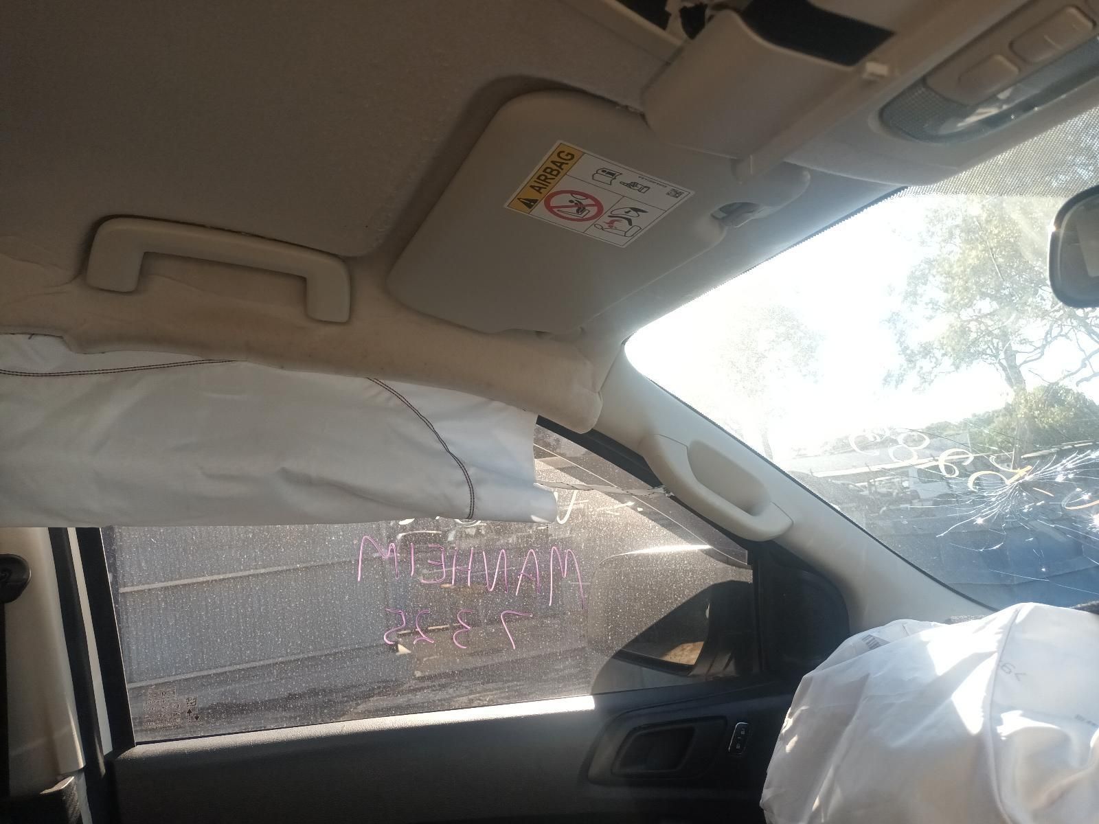 The Inside of a Car with the Words Written on the Visor — South West 4WD Wreckers in Harristown, QLD