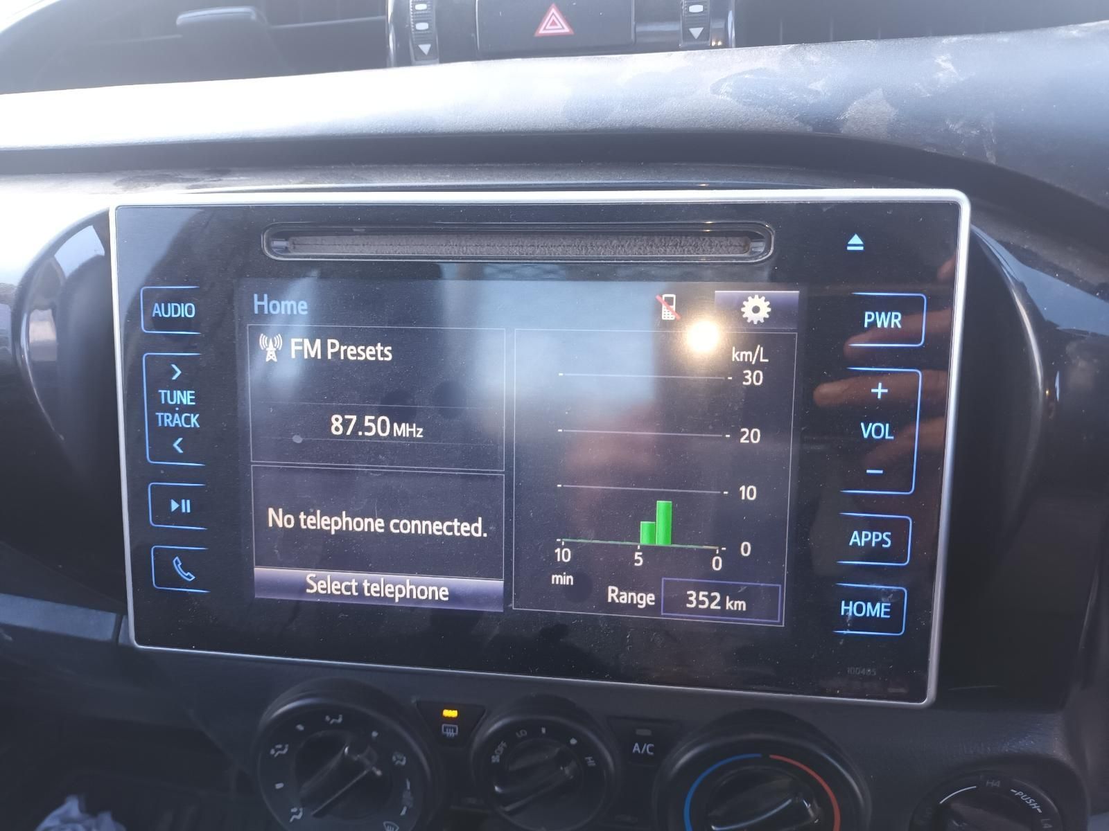 A Car Radio with a Screen That Says Fm Presets — South West 4WD Wreckers in Harristown, QLD
