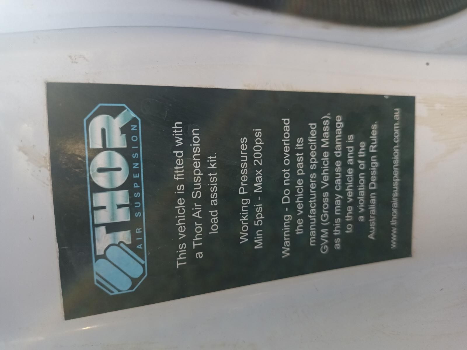 A Label That Says Thor on It — South West 4WD Wreckers in Harristown, QLD