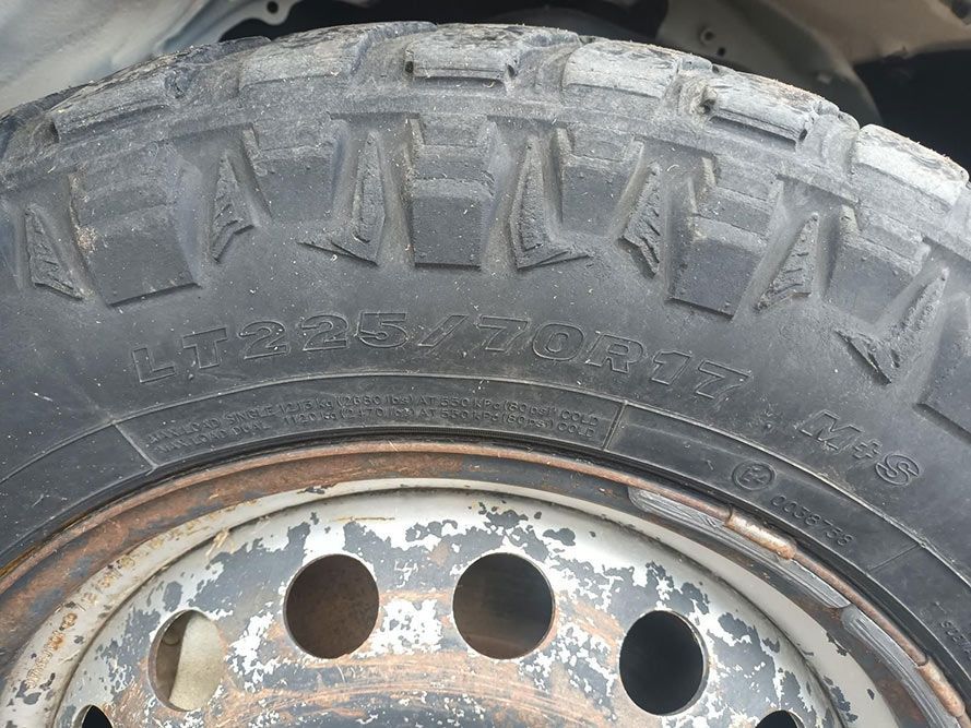 A Close Up of a Tire with the Word Delta on It — South West 4WD Wreckers in Harristown, QLD