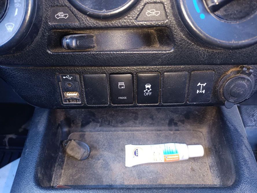 A Small Tube of Ointment is Sitting in a Car Dashboard — South West 4WD Wreckers in Harristown, QLD