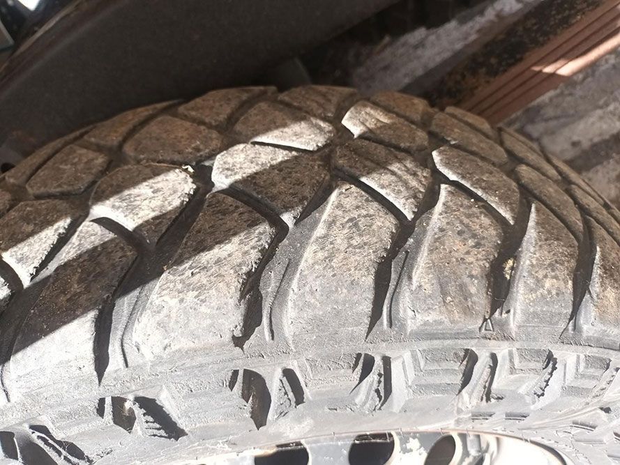 A Close Up of a Tire on a Car — South West 4WD Wreckers in Harristown, QLD