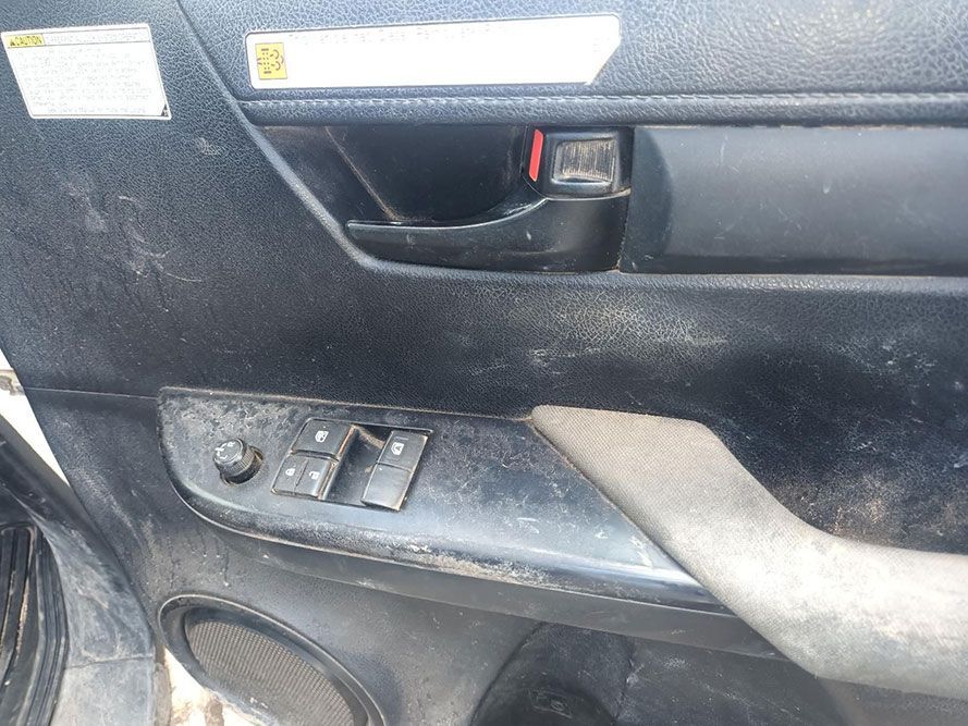 A Close Up of a Dirty Door Handle on a Car — South West 4WD Wreckers in Harristown, QLD