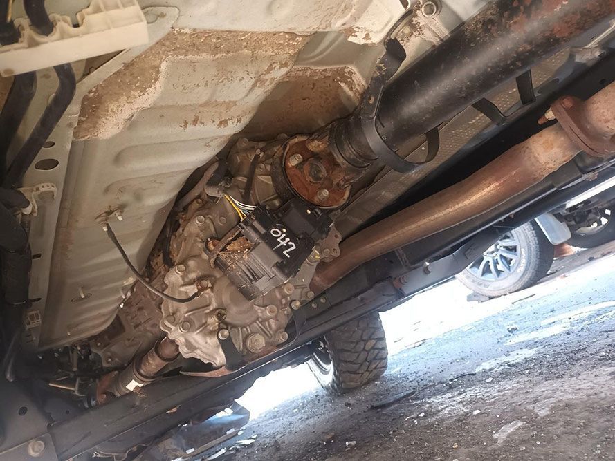 A Close Up of the Underside of a Car — South West 4WD Wreckers in Harristown, QLD