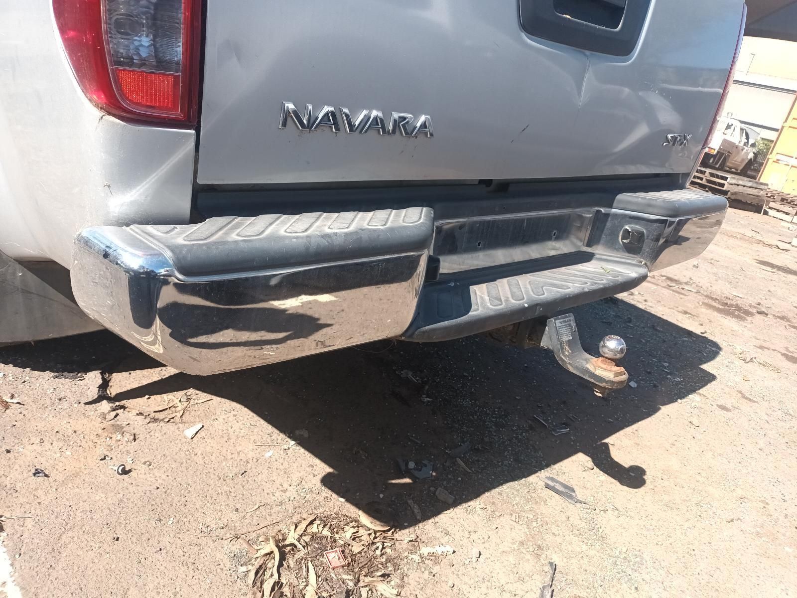 The Back Bumper of a Silver Nissan Navara Truck — South West 4WD Wreckers in Harristown, QLD