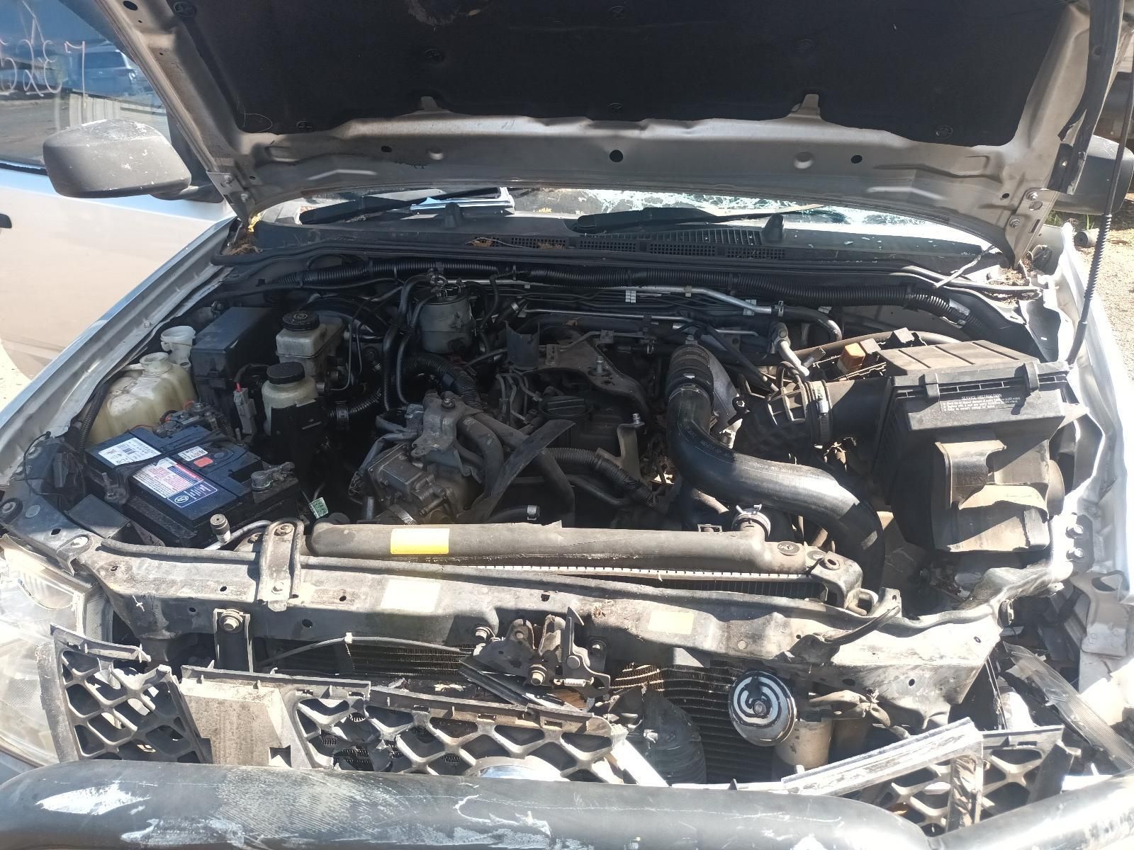 The Engine of a Car is Shown with the Hood Open — South West 4WD Wreckers in Harristown, QLD