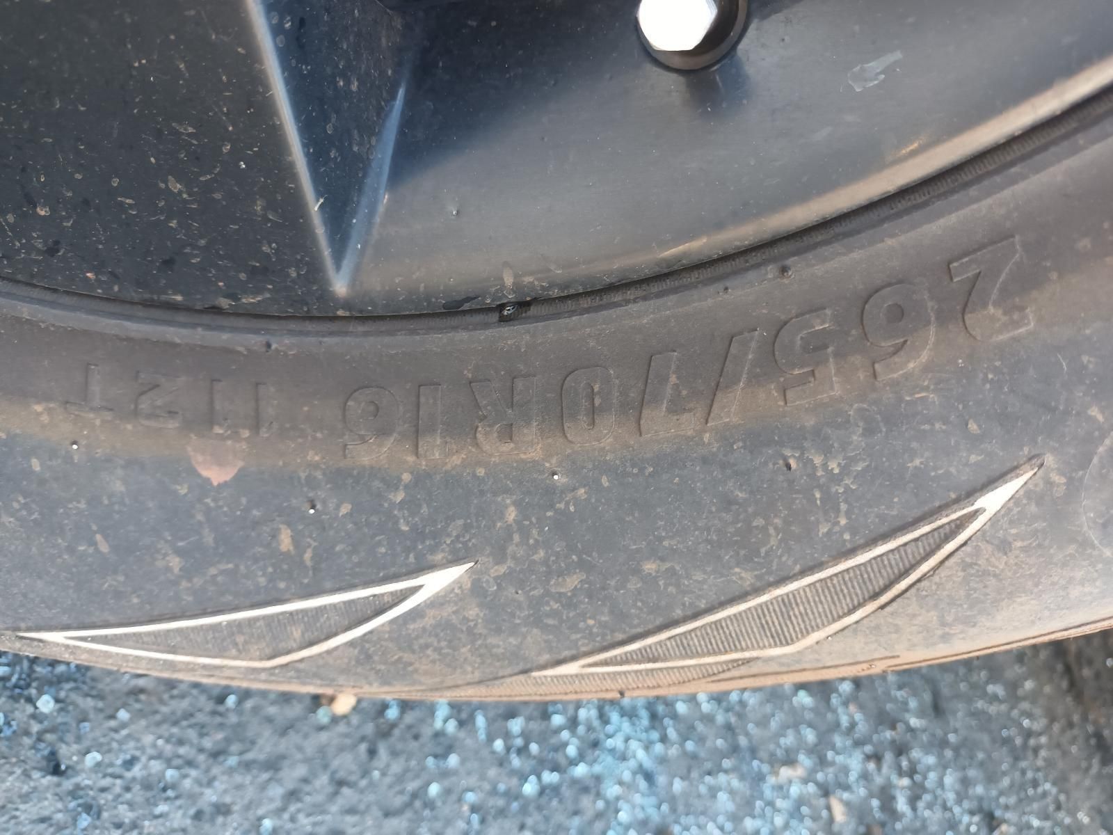 A Close Up of a Tire on a Car Wheel — South West 4WD Wreckers in Harristown, QLD