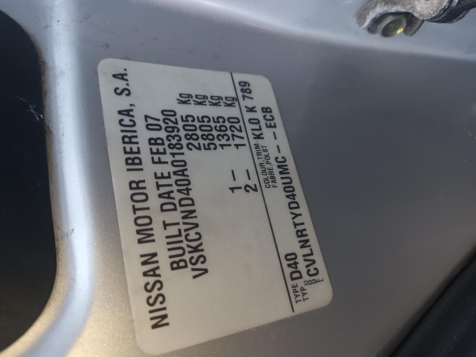 Nissan Motor Iberica S.A. — South West 4WD Wreckers in Harristown, QLD