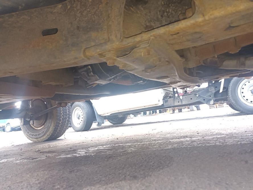 A Close Up of the Underside of a Truck Parked on the Side of the Road — South West 4WD Wreckers in Harristown, QLD