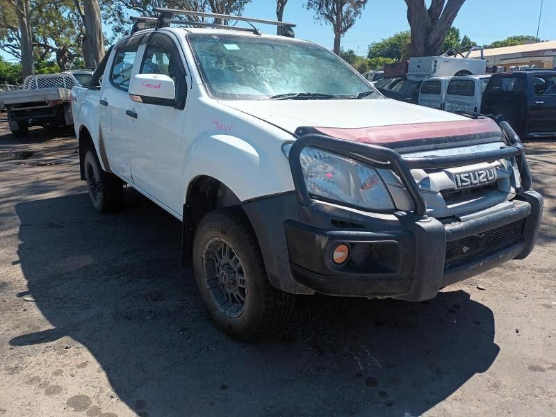 A White Isuzu Truck is Parked in a Parking Lot — South West 4WD Wreckers In Brisbane, QLD