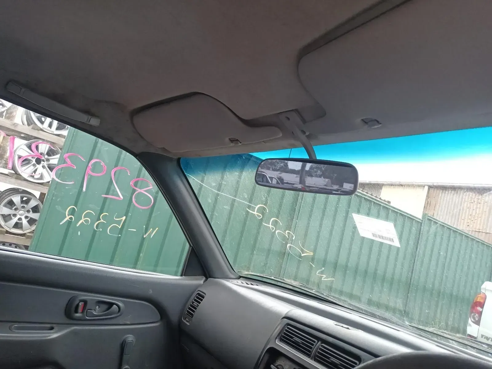 Interior Car View: Windshield, Rearview Mirror, Sun Visor, Dashboard — South West 4WD Wreckers In Brisbane, QLD