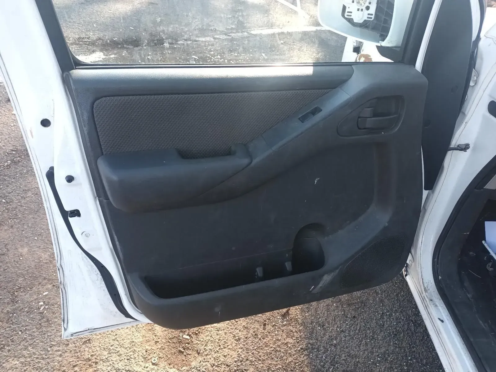 Black Interior Door Panel With Handle and Storage Pocket — South West 4WD Wreckers In Brisbane, QLD