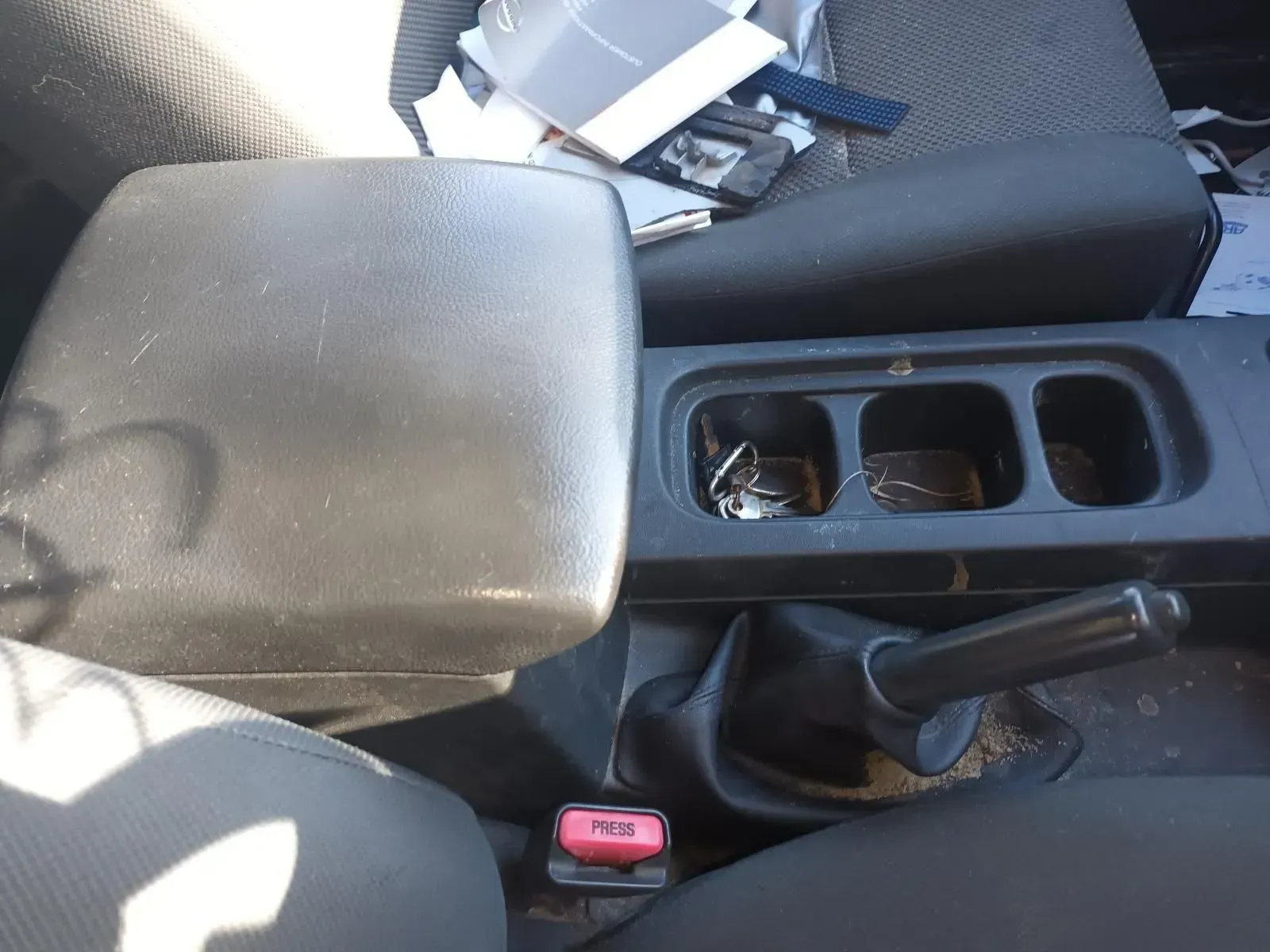 Car's Interior Showing Center Console — South West 4WD Wreckers In Brisbane, QLD