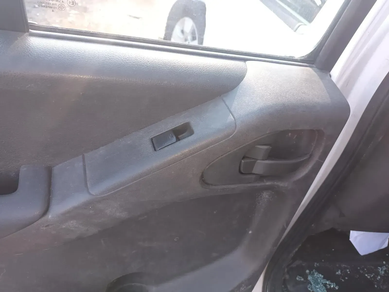 Gray Car Door Panel With Window Switch and Door Handle — South West 4WD Wreckers In Brisbane, QLD