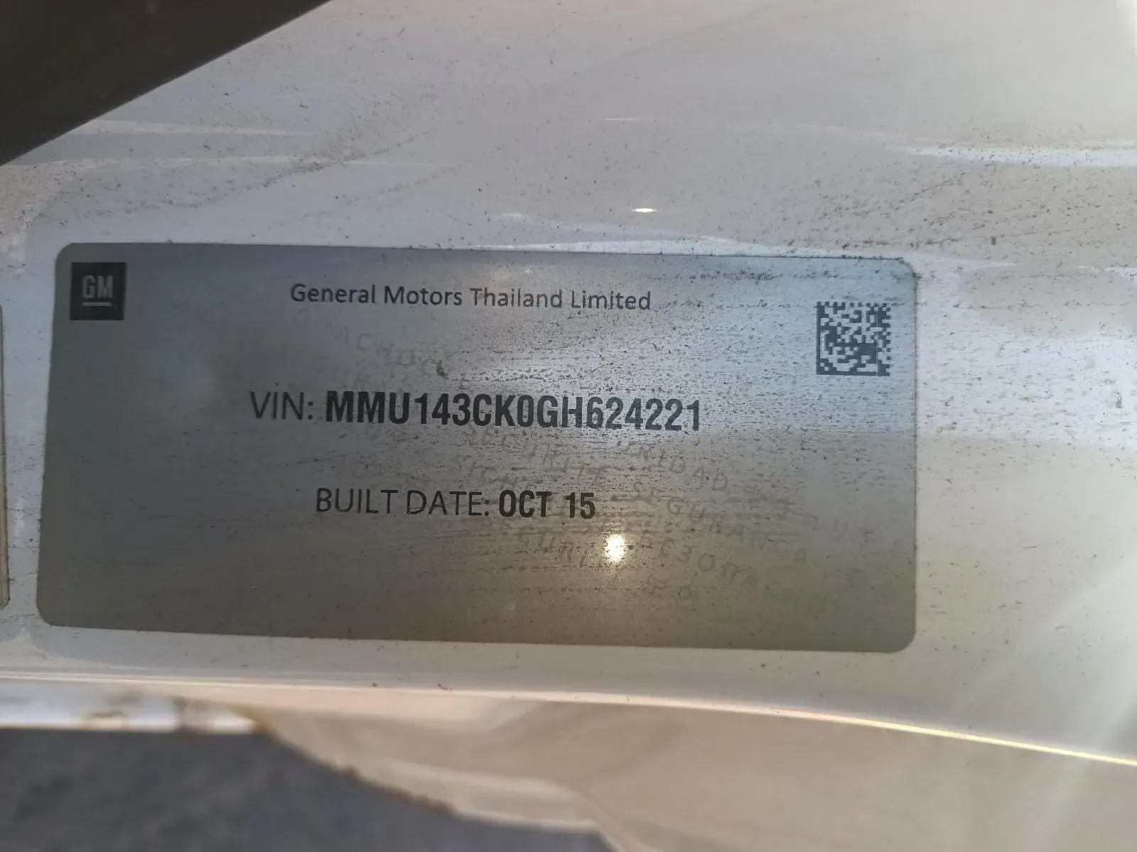 VIN Plate of a Car — South West 4WD Wreckers In Brisbane, QLD