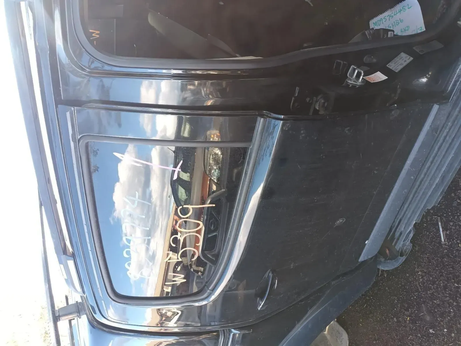 Black Vehicle Door With Glass Window — South West 4WD Wreckers In Brisbane, QLD