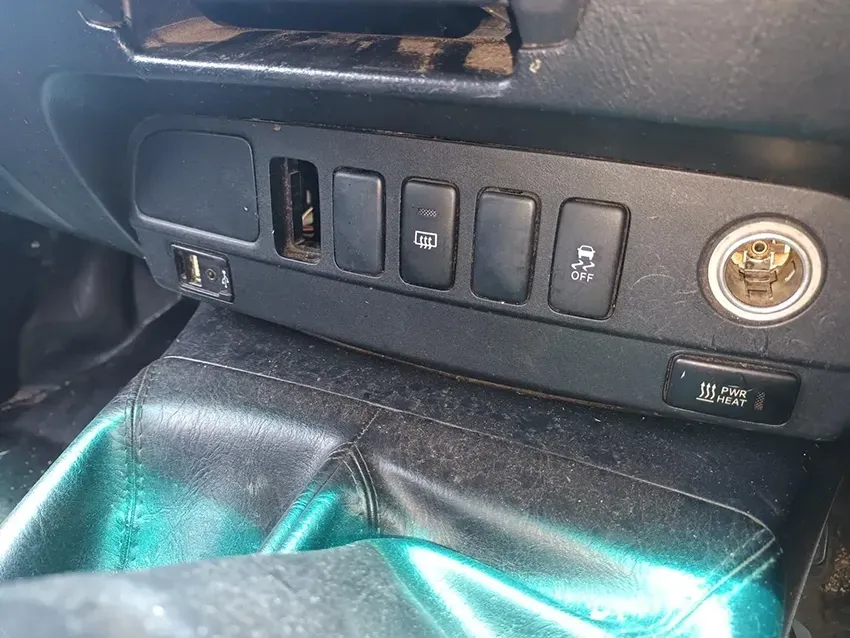 A Close Up of a Car Dashboard  With Buttons — South West 4WD Wreckers In Brisbane, QLD