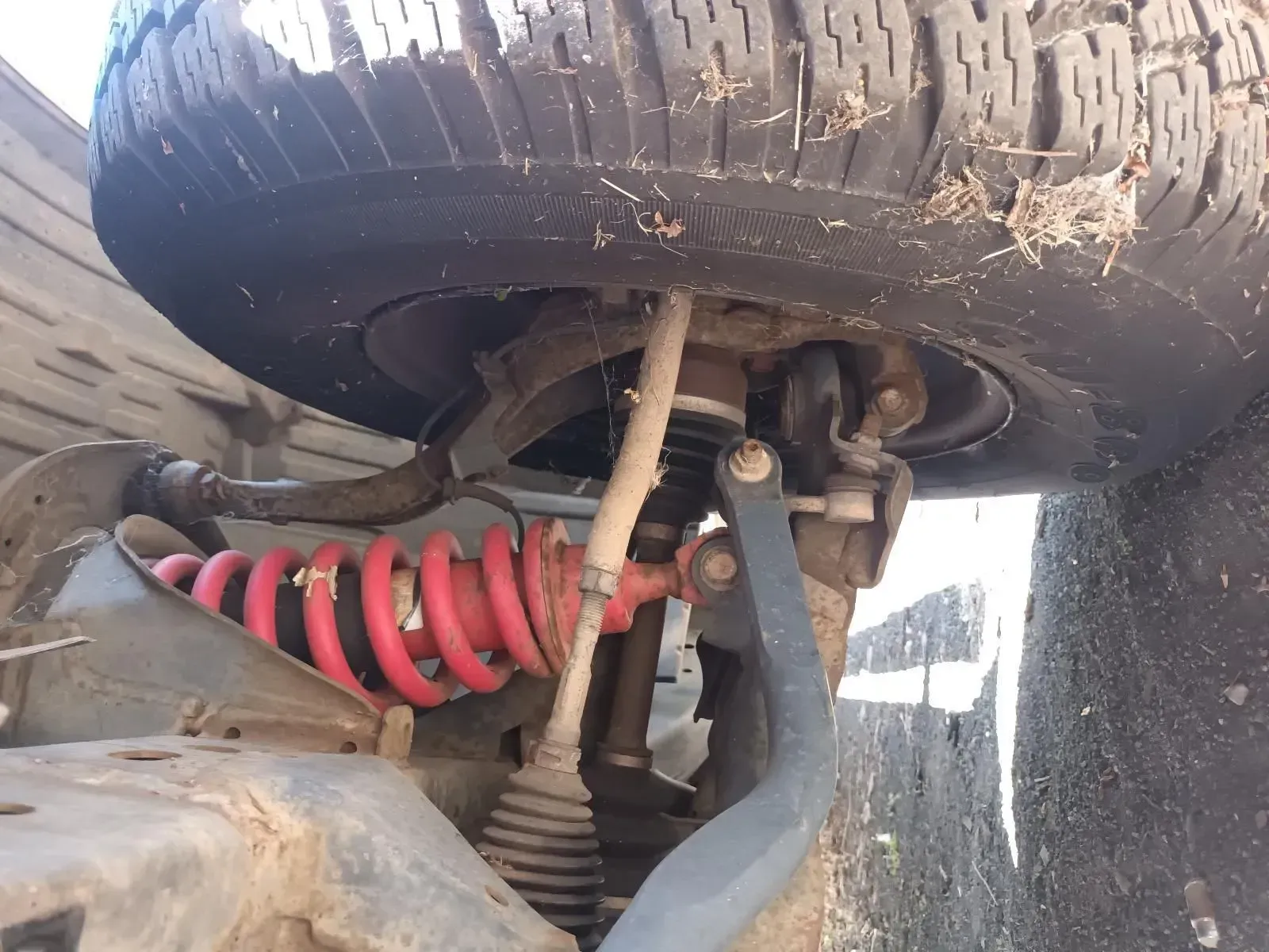 Underneath View of a Vehicle's Tyre — South West 4WD Wreckers In Brisbane, QLD