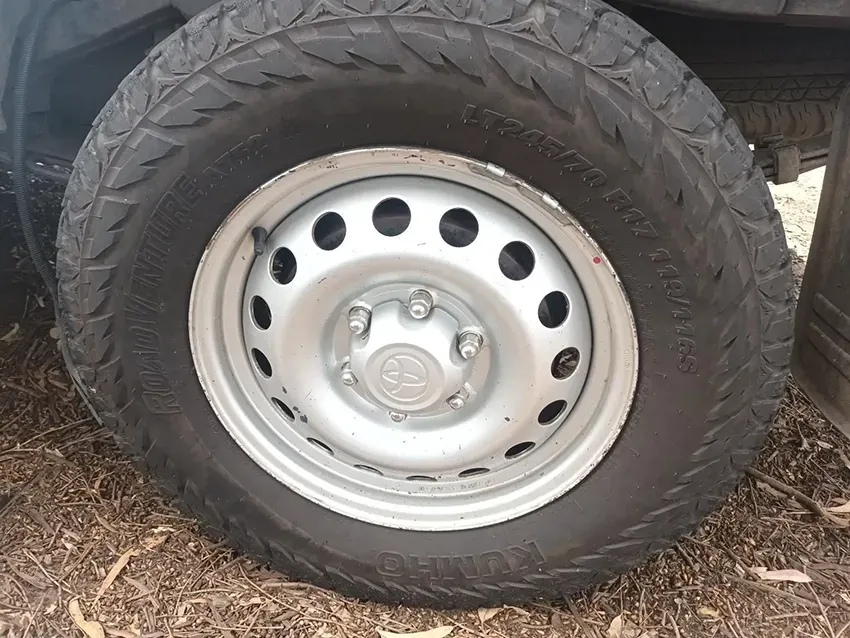 A Close Up of a Car Wheel With a Tire on It — South West 4WD Wreckers In Brisbane, QLD