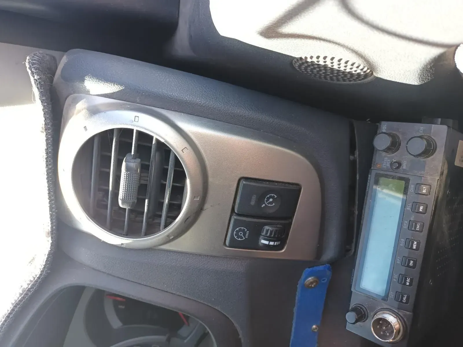 Car Dashboard Detail With Air Vent, Buttons, and Radio — South West 4WD Wreckers In Brisbane, QLD