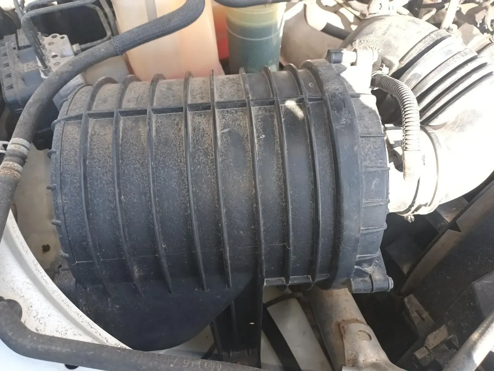 Black Cylindrical Air Filter in a Car Engine Bay — South West 4WD Wreckers In Brisbane, QLD