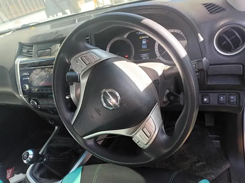The Inside of a Nissan Car with a Steering Wheel — South West 4WD Wreckers In Brisbane, QLD
