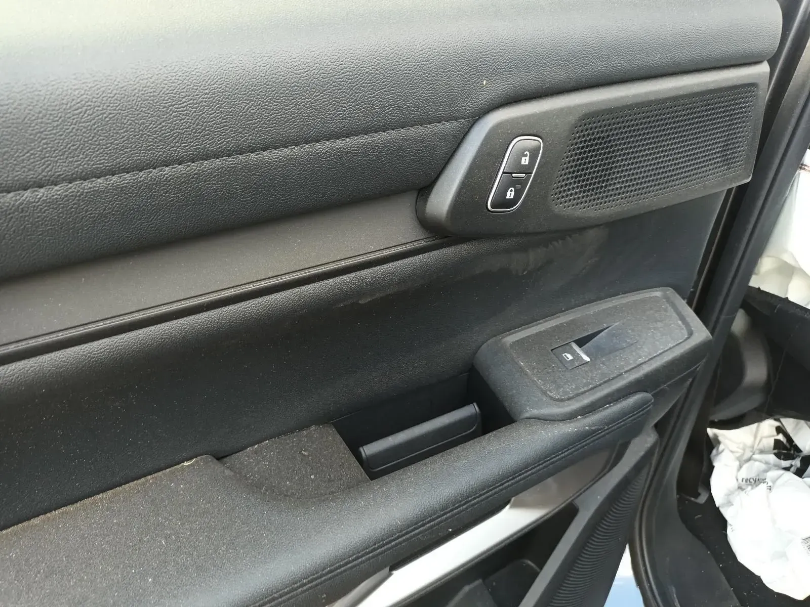 Black Car Door Interior With Power Window and Mirror Controls — South West 4WD Wreckers In Brisbane, QLD