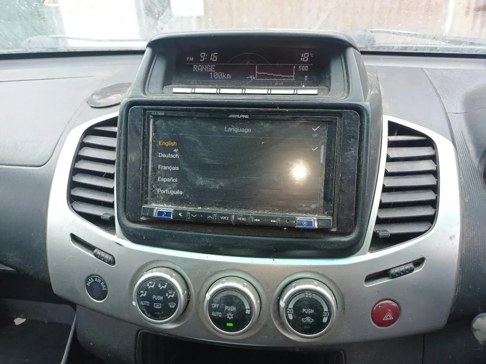Car Dashboard With Central Screen, Climate Controls, and Vents — South West 4WD Wreckers In Brisbane, QLD