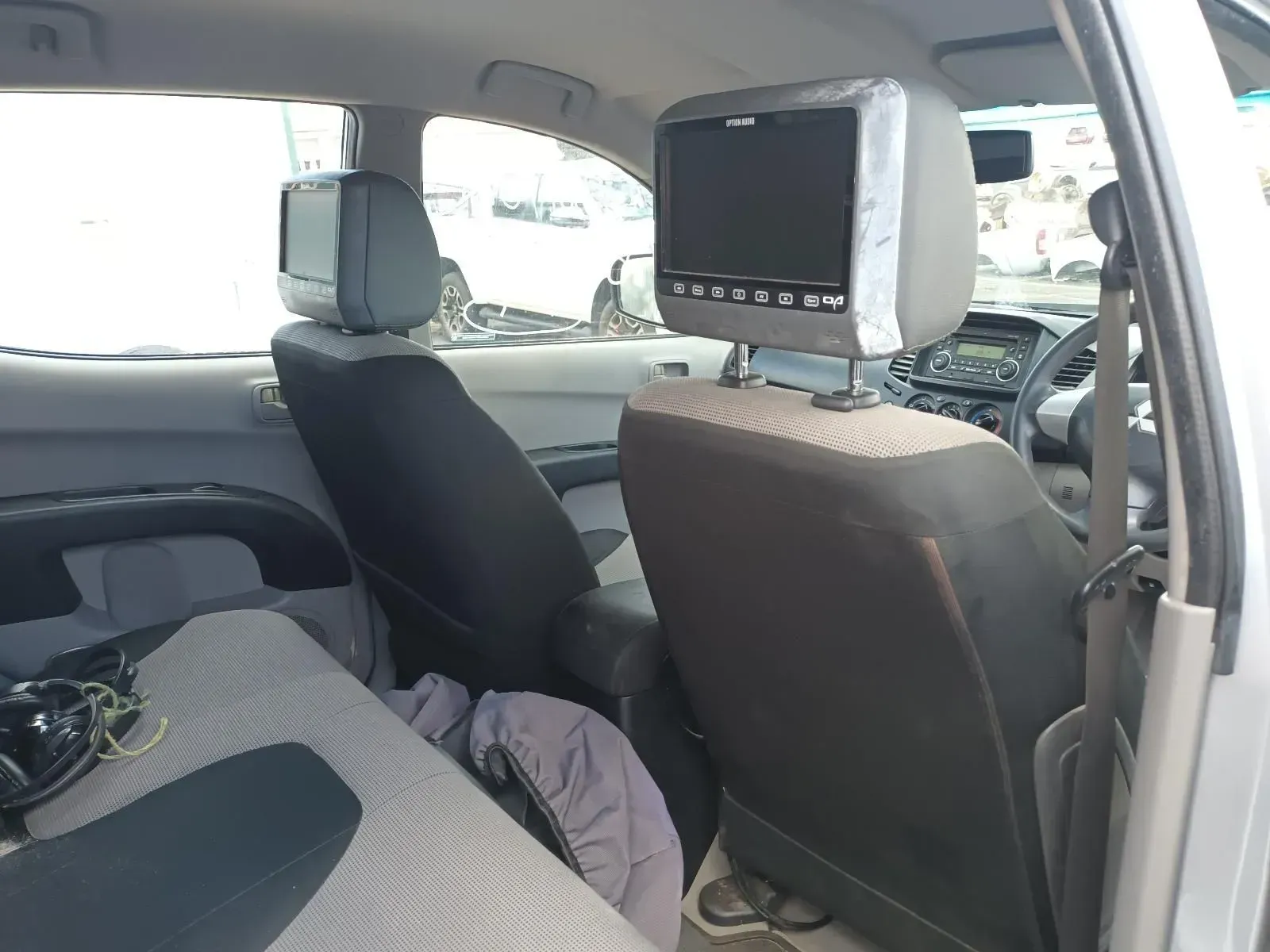 Interior Car View; Headrest With Mounted Screen — South West 4WD Wreckers In Brisbane, QLD