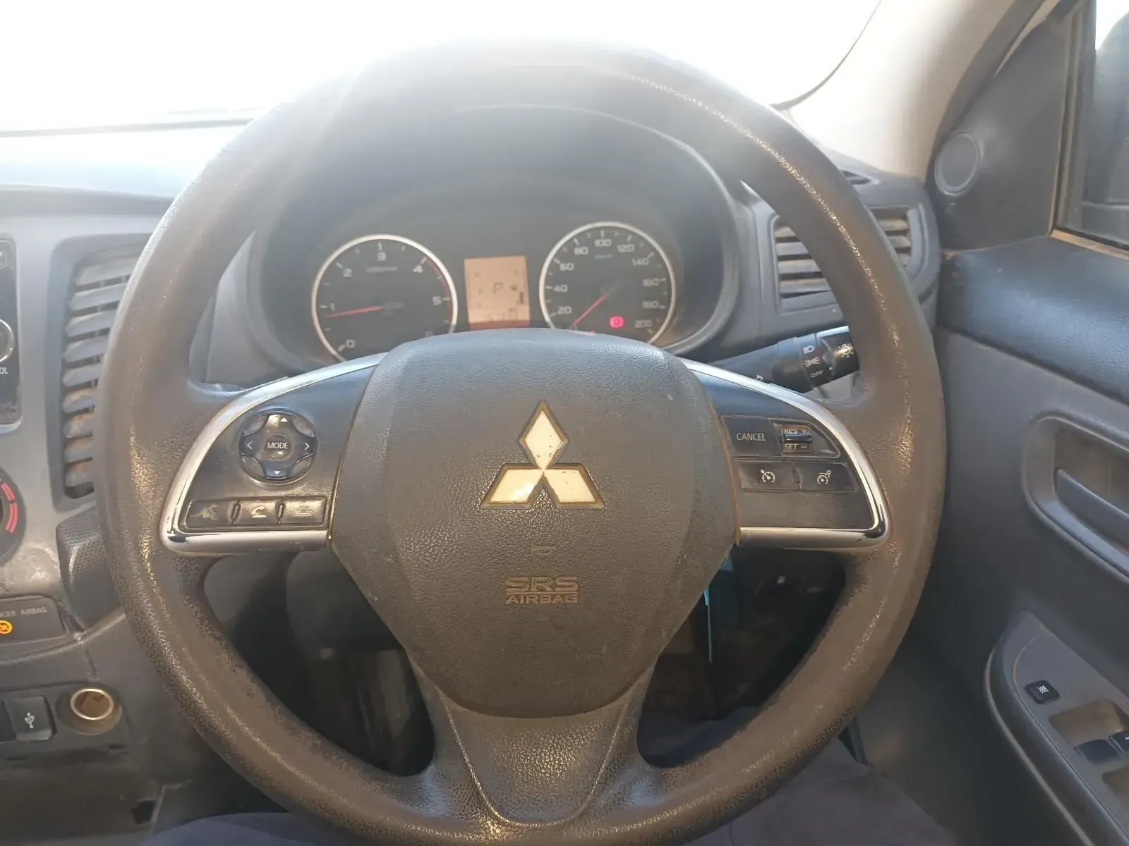 Mitsubishi Triton Steering Wheel, Black With Controls — South West 4WD Wreckers In Brisbane, QLD