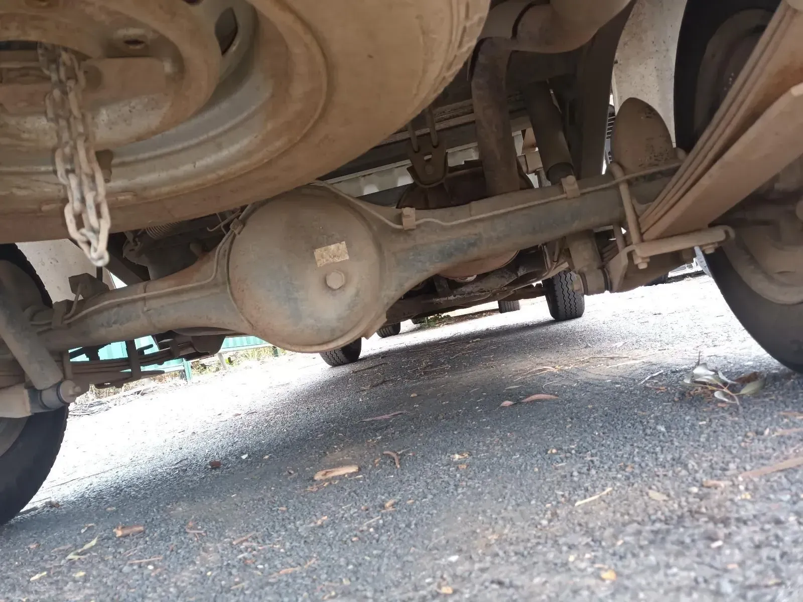 Undercarriage View of a Vehicle's Rear Axle, Showing the Differential — South West 4WD Wreckers In Brisbane, QLD