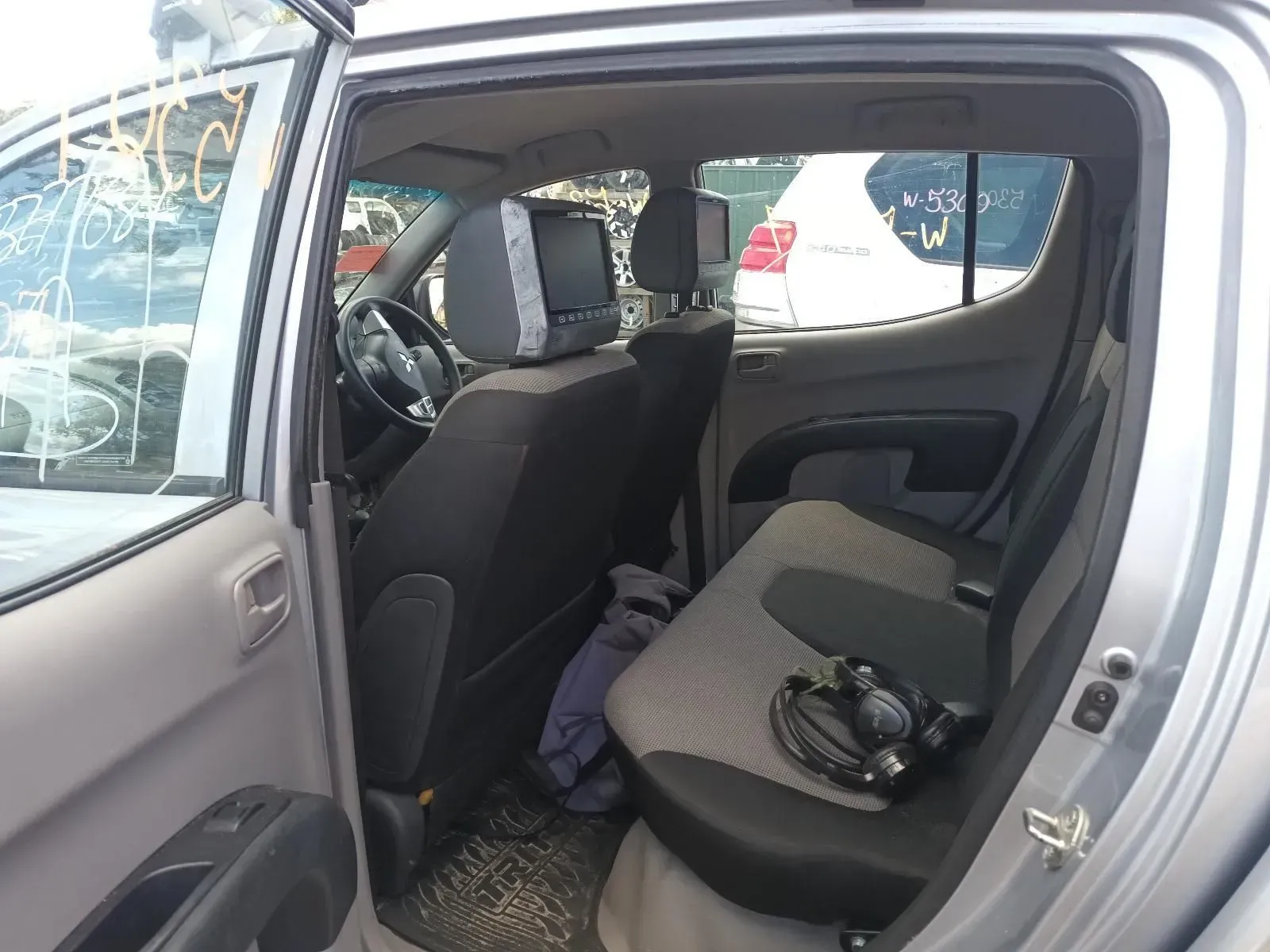 Interior View of a Silver Pickup Truck With Black Seats — South West 4WD Wreckers In Brisbane, QLD