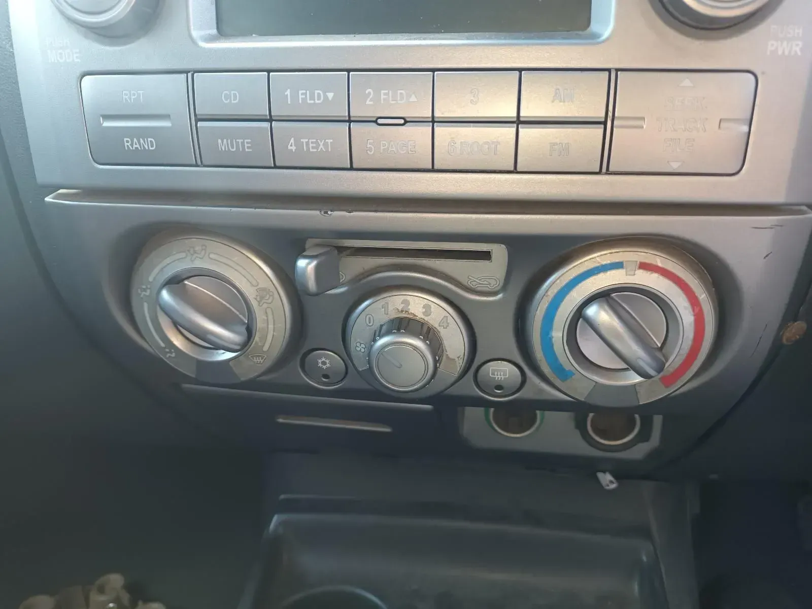 Car's Dashboard With Air Conditioning and Radio Controls — South West 4WD Wreckers In Brisbane, QLD