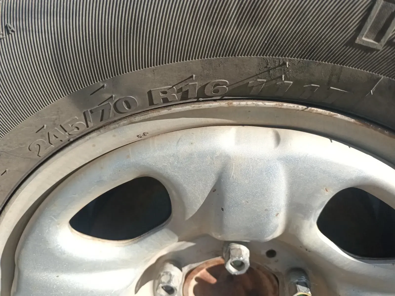 Close-up of a Car Tyre — South West 4WD Wreckers In Brisbane, QLD