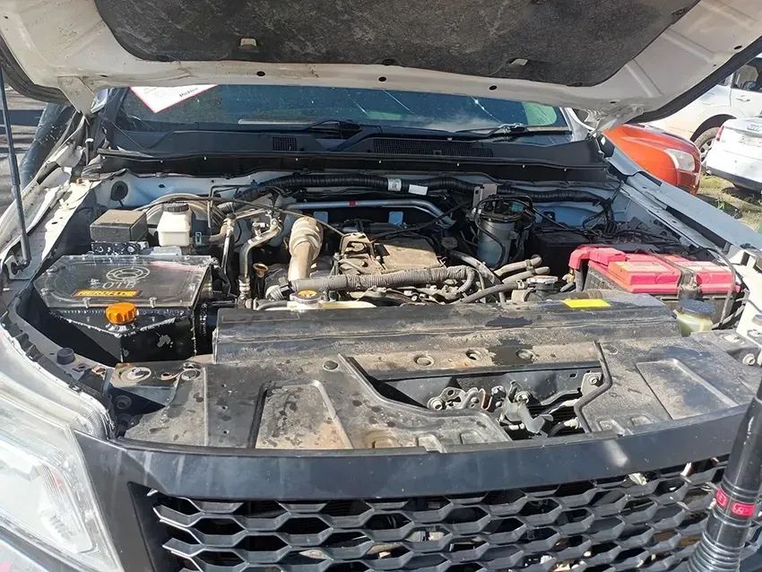 The Hood of a Car is Open and the Engine is Visible — South West 4WD Wreckers In Brisbane, QLD