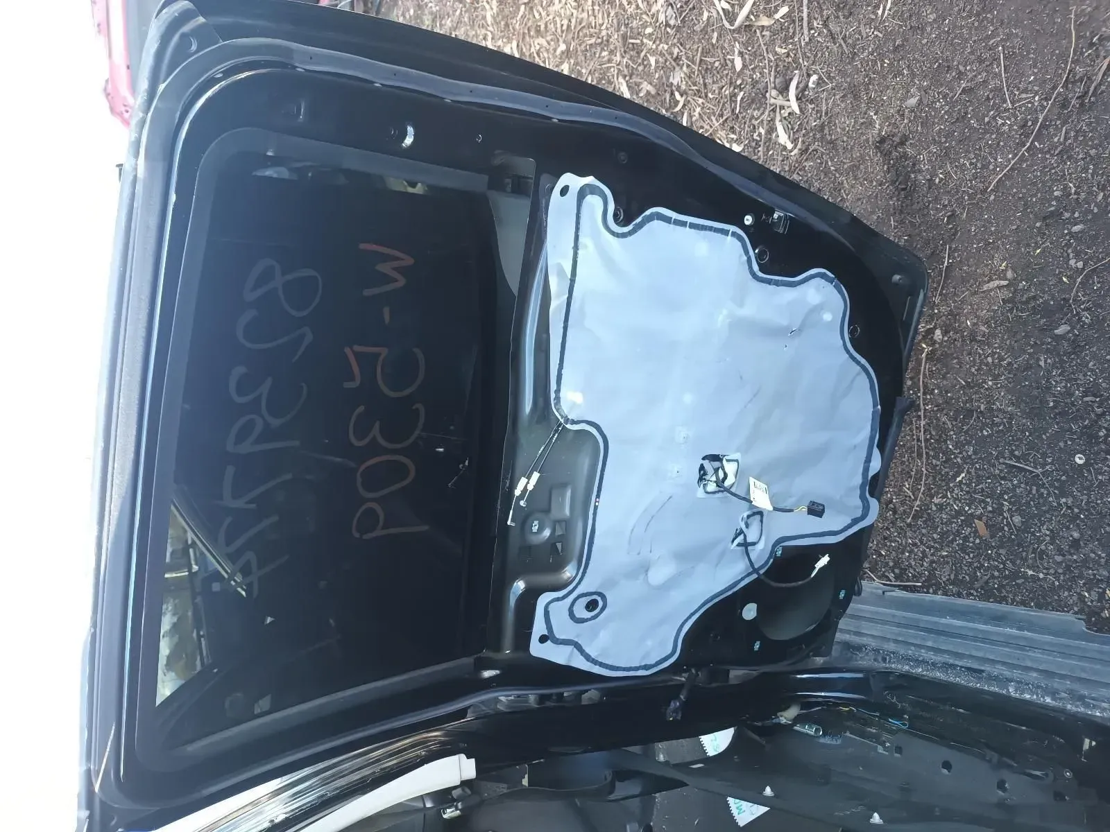 Black Car Door Interior With a Window — South West 4WD Wreckers In Brisbane, QLD
