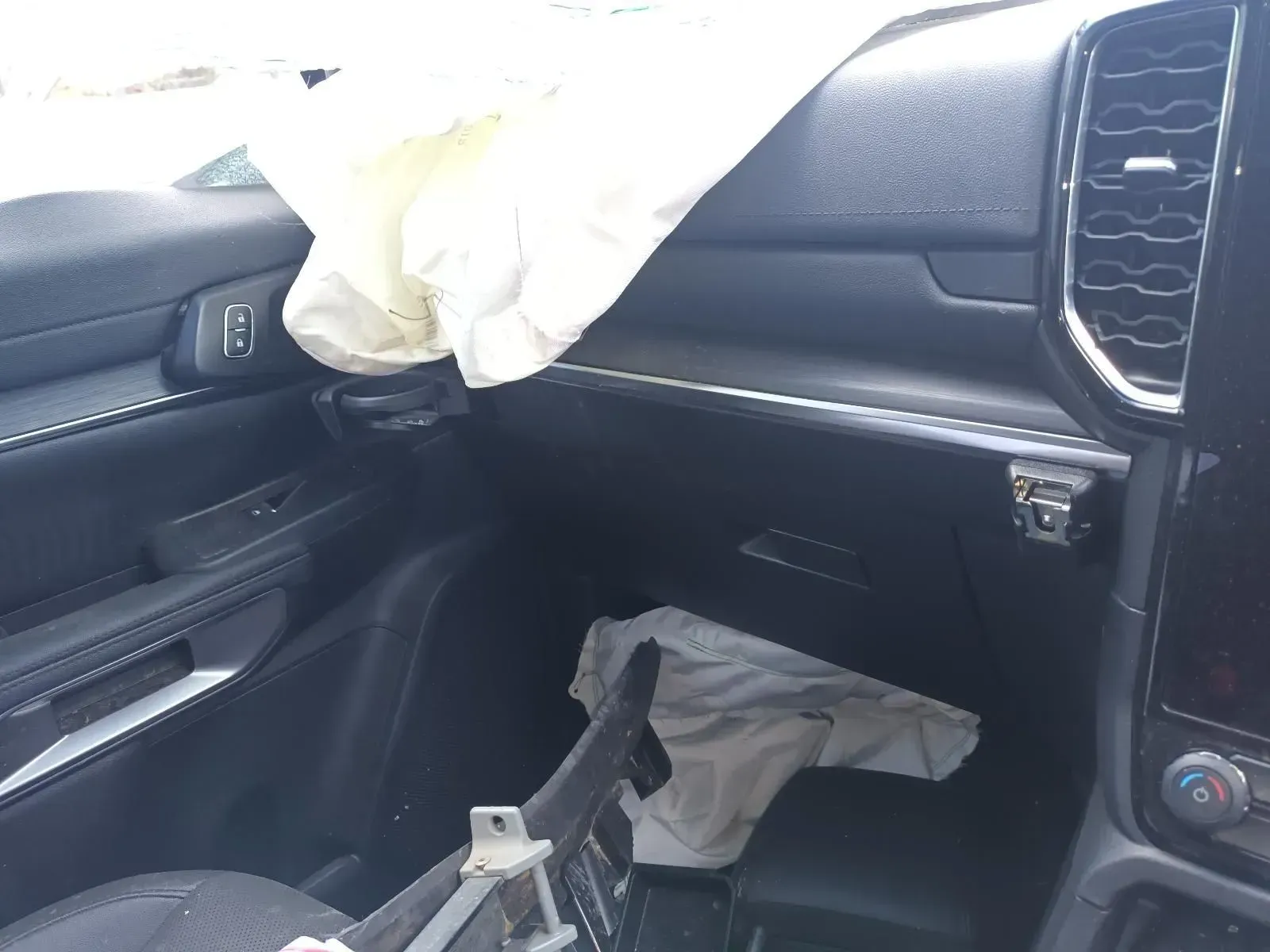 Car Interior After Airbag Deployment — South West 4WD Wreckers In Brisbane, QLD