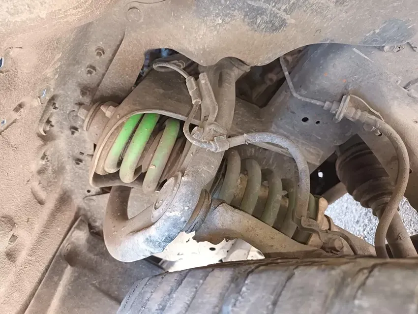 A Close Up of a Shock Absorber on a Car — South West 4WD Wreckers In Brisbane, QLD