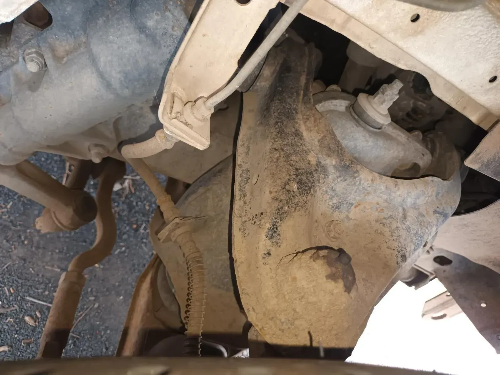 Underside of a Vehicle Showing a Front Suspension Component — South West 4WD Wreckers In Brisbane, QLD