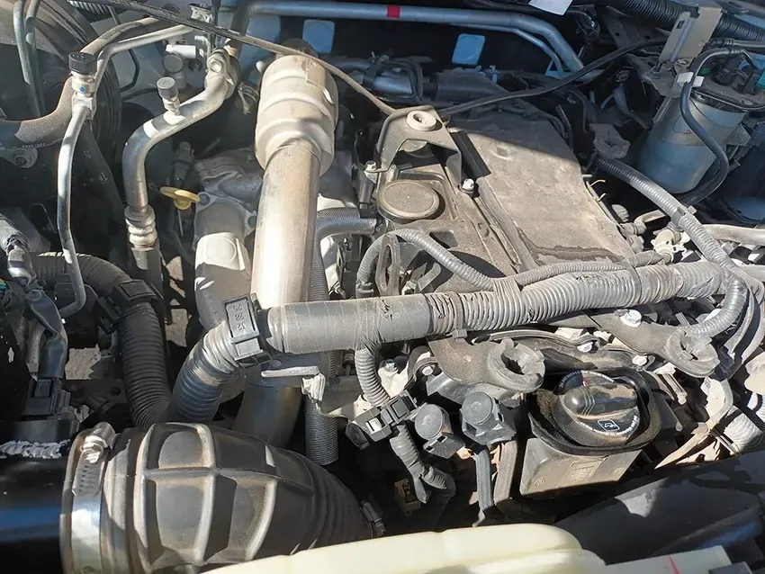 A Close Up of a Car Engine with a Lot of Wires Coming Out of It — South West 4WD Wreckers In Brisbane, QLD