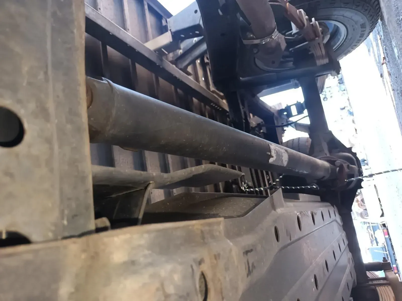 Undercarriage of a Vehicle, Showing Drive Shaft — South West 4WD Wreckers In Brisbane, QLD