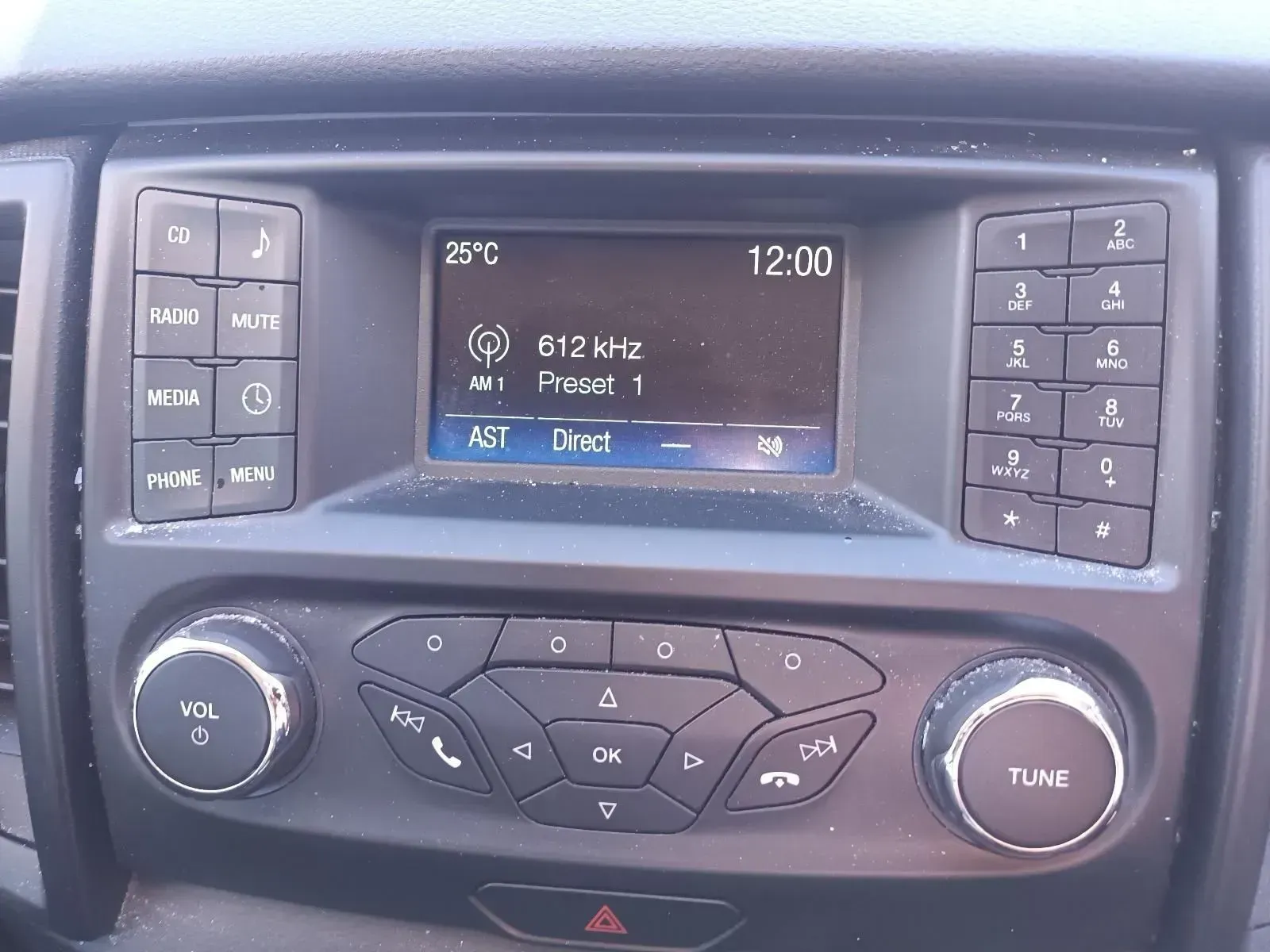 Dashboard With Radio Display Showing Radio Station — South West 4WD Wreckers In Brisbane, QLD