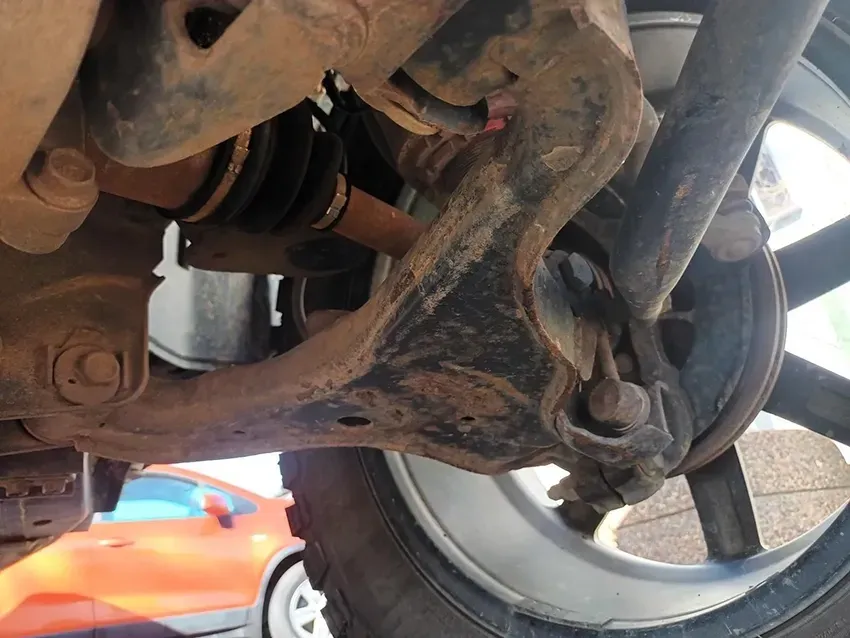 A Close Up of the Underside of a Car — South West 4WD Wreckers In Brisbane, QLD