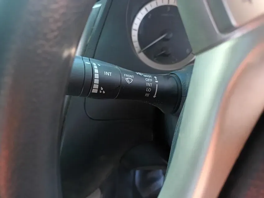 A Close Up of a Car Steering Wheel with a Switch on It — South West 4WD Wreckers In Brisbane, QLD