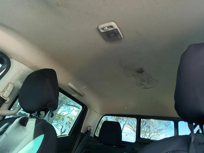 Looking Up at the Ceiling of a Car with Black Seats — South West 4WD Wreckers In Brisbane, QLD