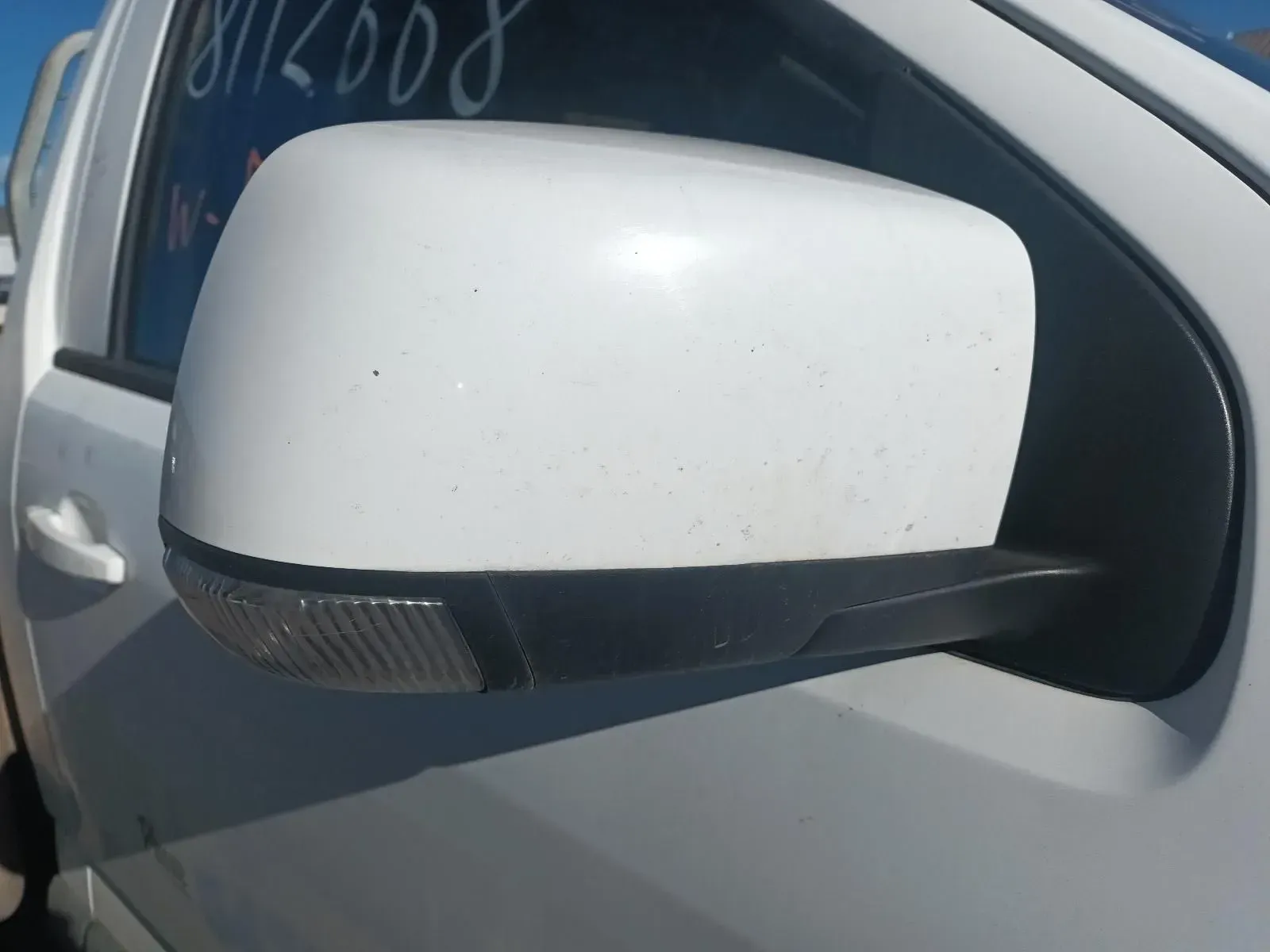 White Car Side Mirror With Black Trim — South West 4WD Wreckers In Brisbane, QLD
