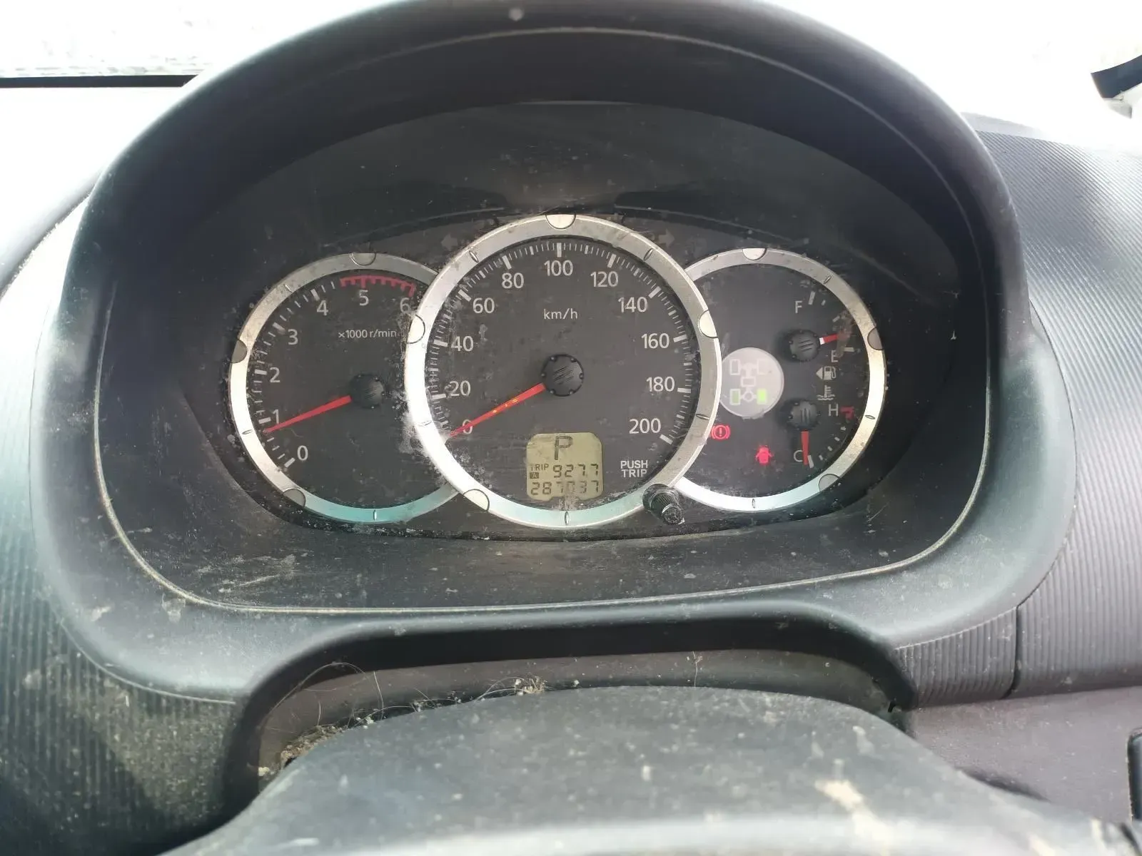 Car Dashboard With Gauges for Speed, Rpm, and Fuel Levels — South West 4WD Wreckers In Brisbane, QLD