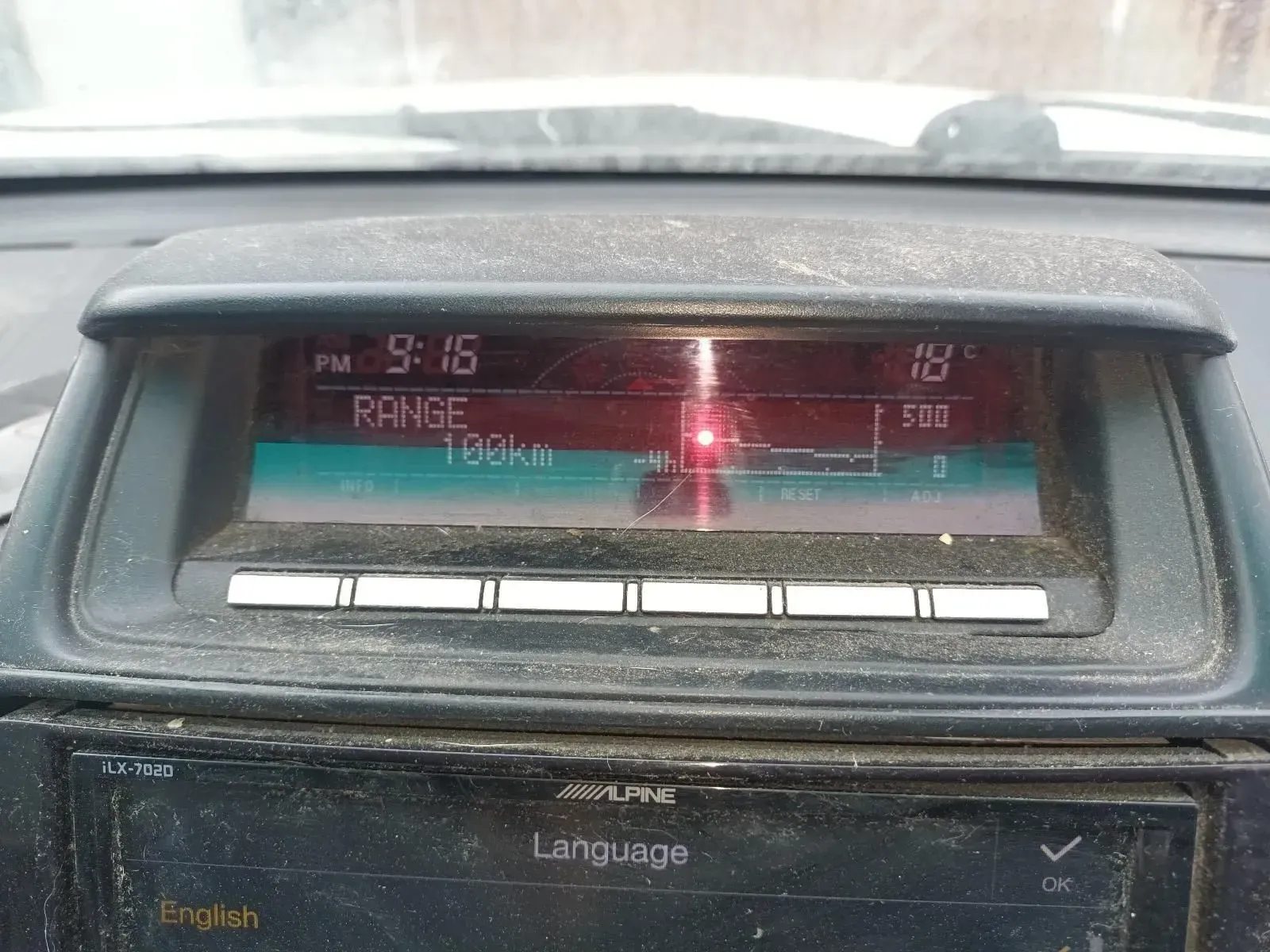 Dashboard Display Showing Time — South West 4WD Wreckers In Brisbane, QLD