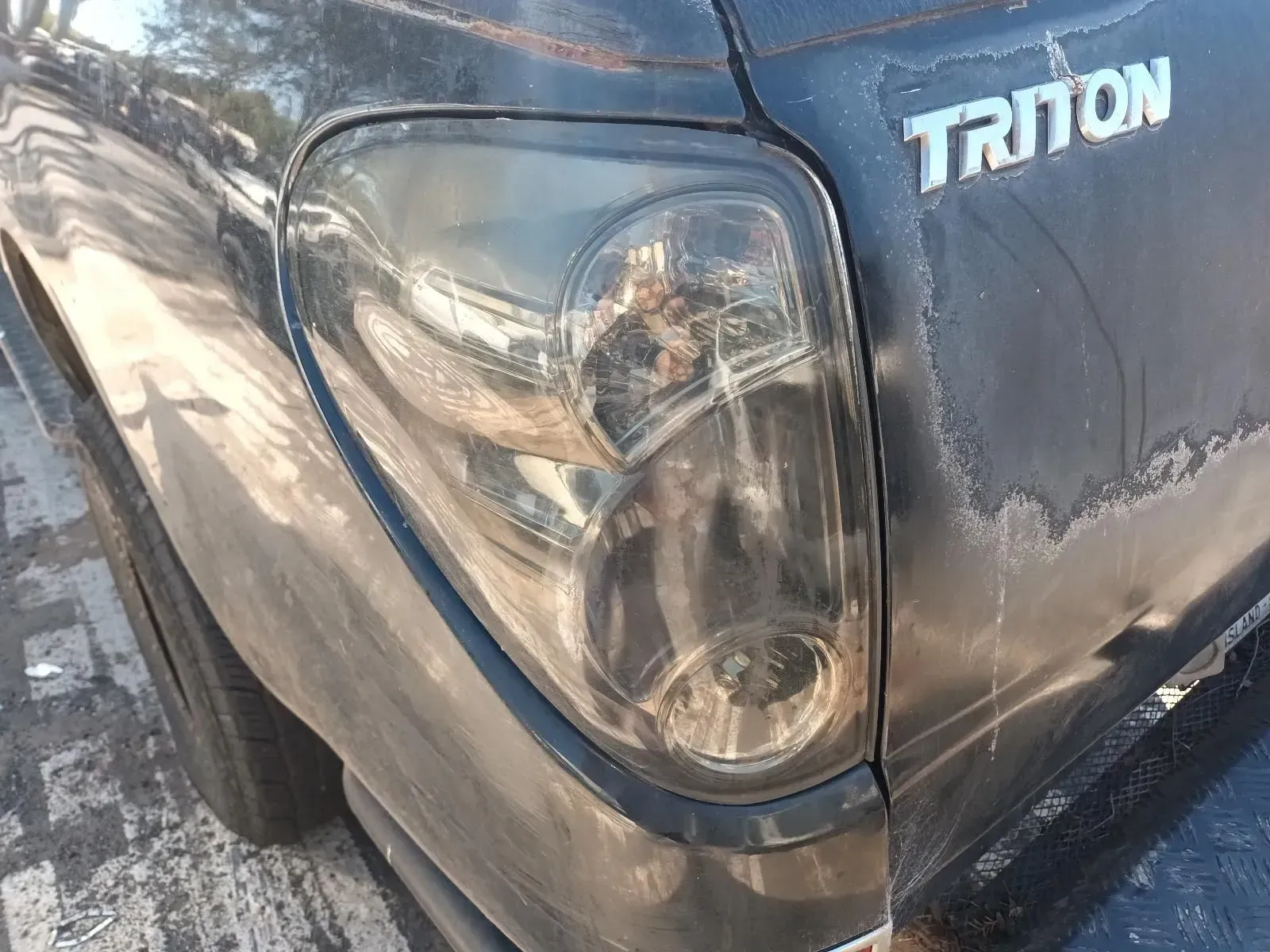 Black Tail Light on a Triton Pickup Truck; Light is Tinted — South West 4WD Wreckers In Brisbane, QLD