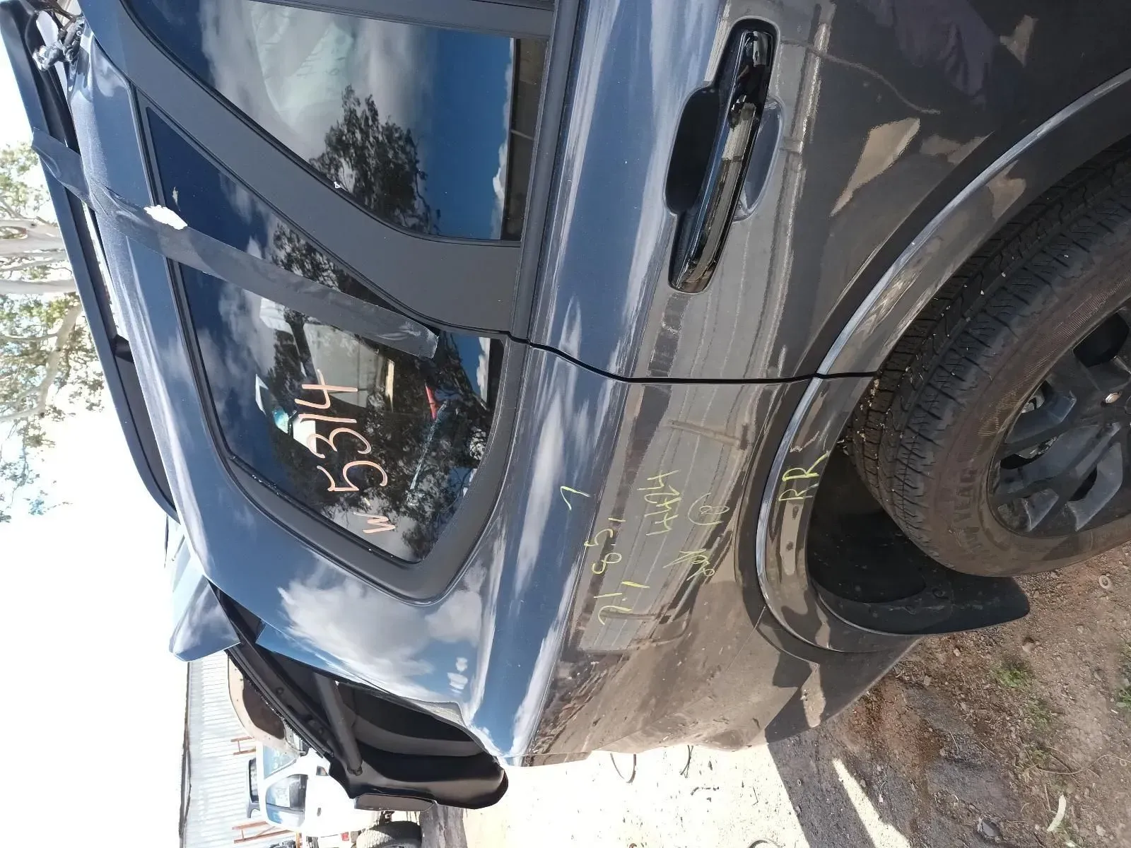 Dark Gray Car Door, Window, and Tyre — South West 4WD Wreckers In Brisbane, QLD